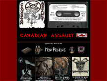 Tablet Screenshot of canadianassault.com